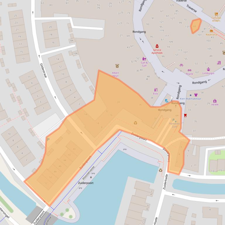 Kaart van postcodegebied 9408MN.