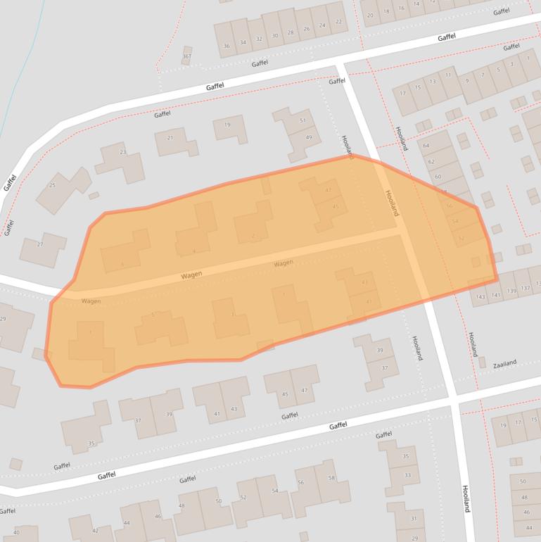 Kaart van postcodegebied 9408RE.