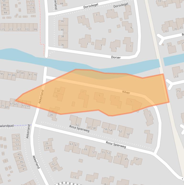 Kaart van postcodegebied 9408RM.