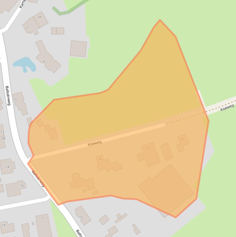 Kaart van postcodegebied 9409TP.