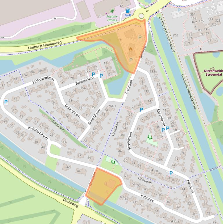 Kaart van postcodegebied 9411CL.