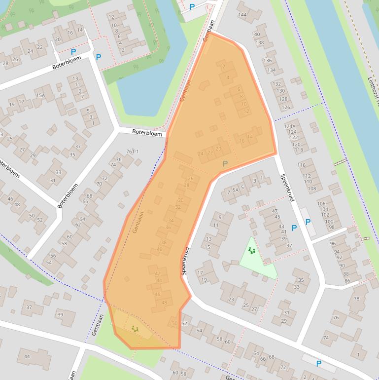 Kaart van postcodegebied 9411CS.