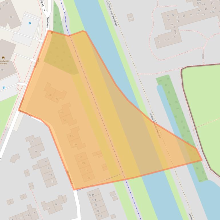 Kaart van postcodegebied 9411CW.