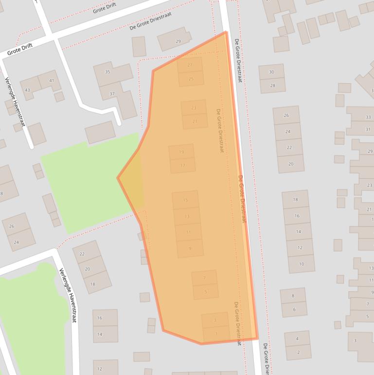 Kaart van postcodegebied 9411EC.