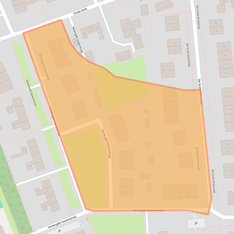 Kaart van postcodegebied 9411EG.