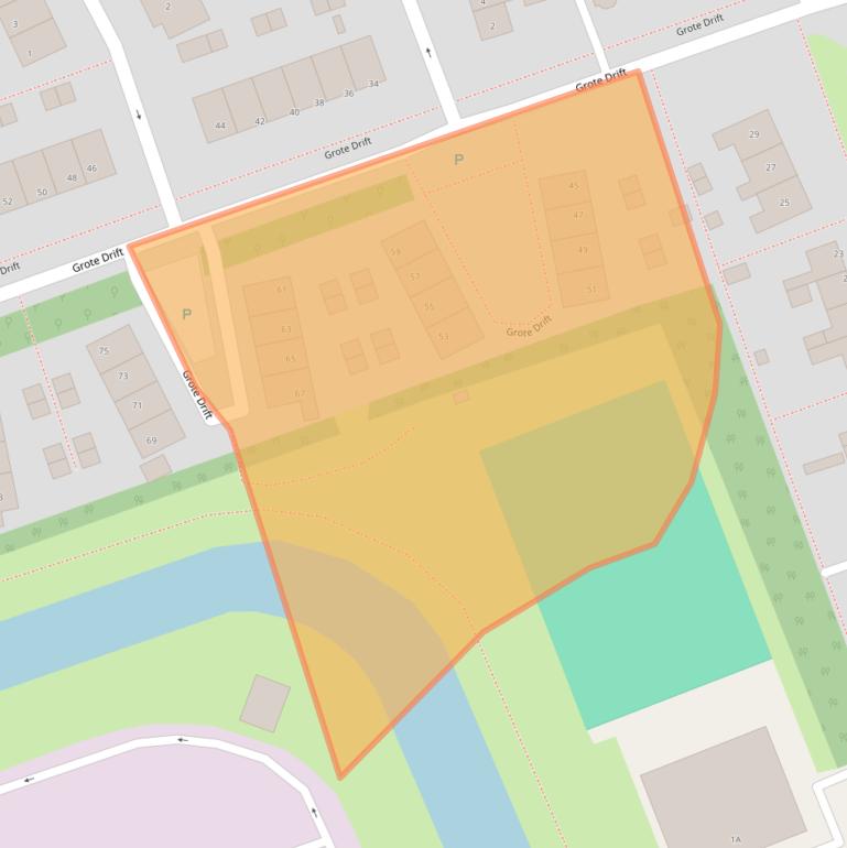 Kaart van postcodegebied 9411EN.