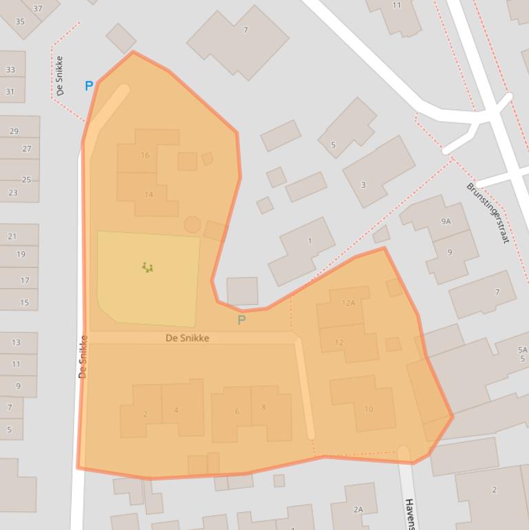 Kaart van postcodegebied 9411EV.