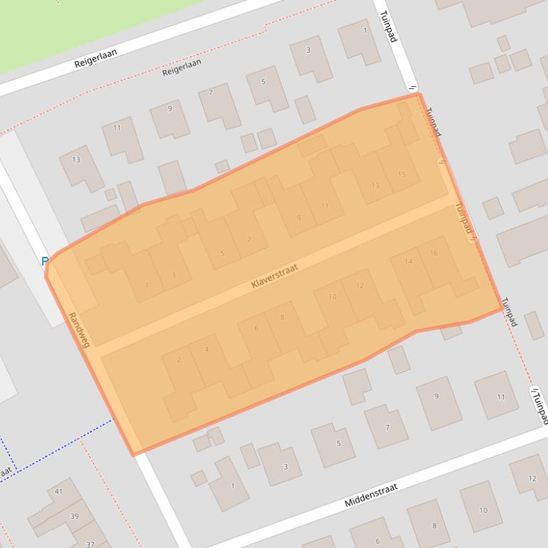 Kaart van postcodegebied 9411GC.