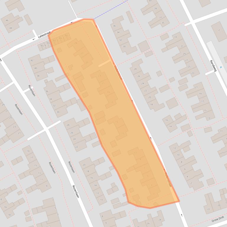 Kaart van postcodegebied 9411GG.