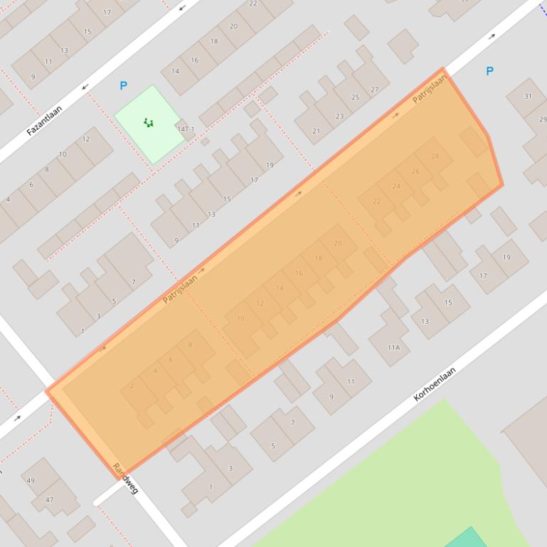 Kaart van postcodegebied 9411HM.