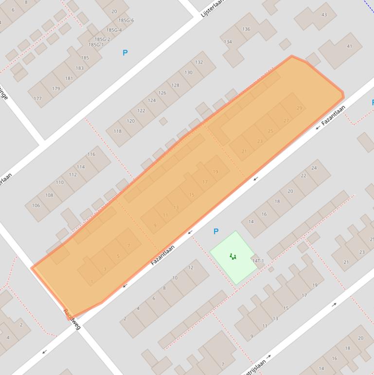 Kaart van postcodegebied 9411HN.