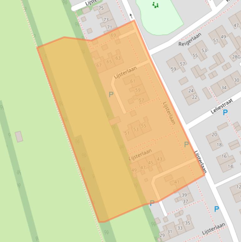 Kaart van postcodegebied 9411JB.
