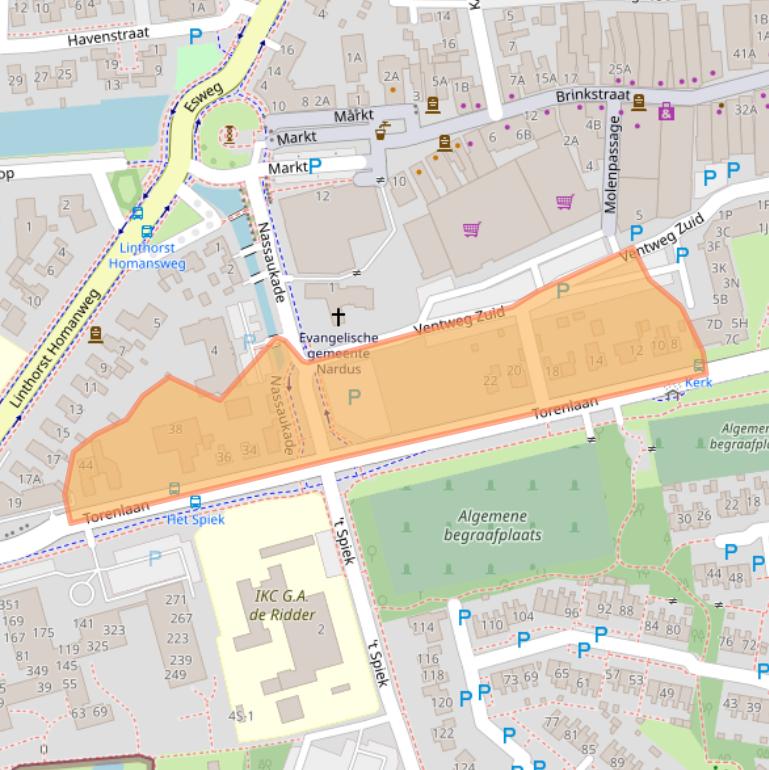 Kaart van postcodegebied 9411KE.