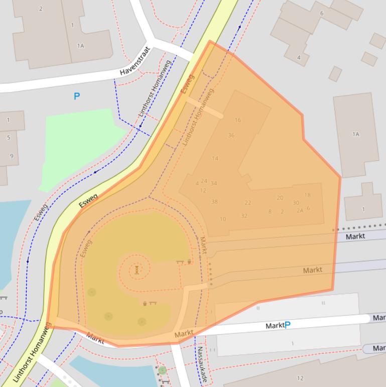Kaart van postcodegebied 9411KR.