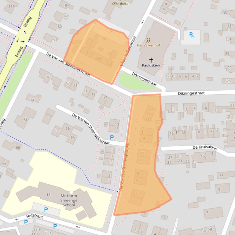 Kaart van postcodegebied 9411LD.