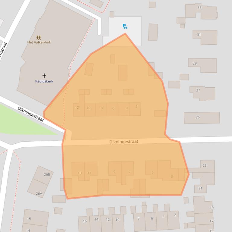 Kaart van postcodegebied 9411LE.