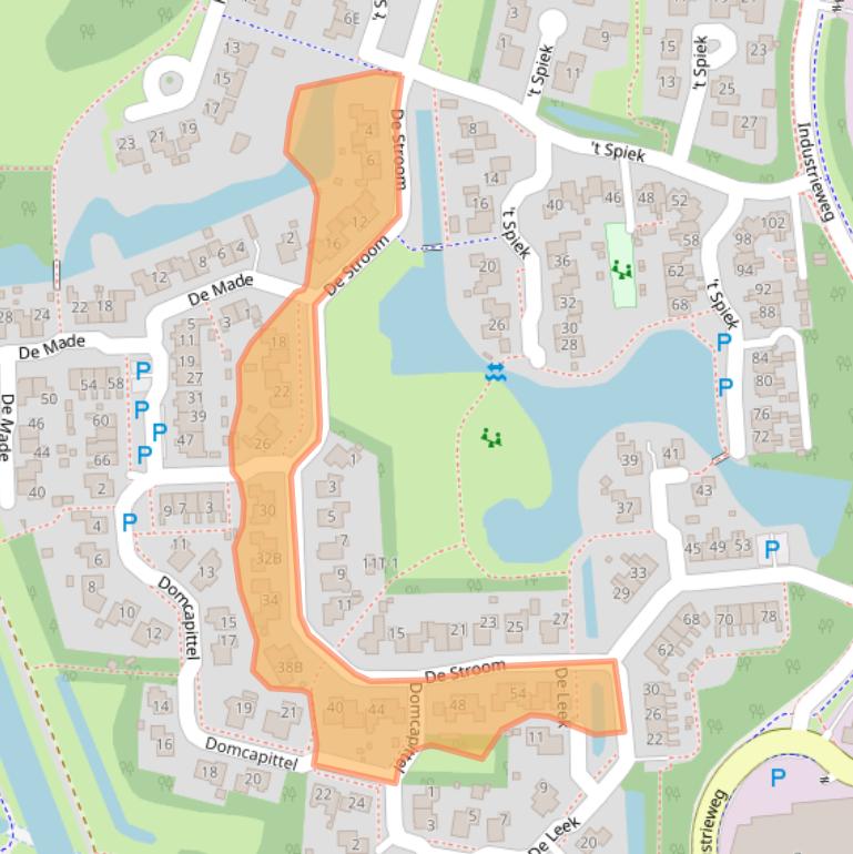 Kaart van postcodegebied 9411MA.