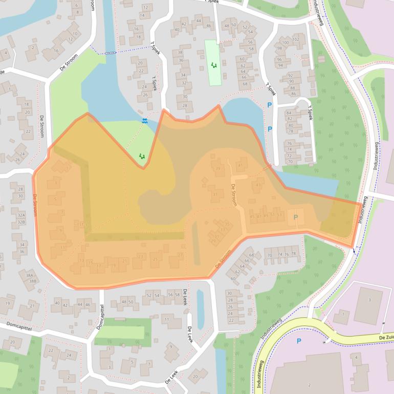 Kaart van postcodegebied 9411MB.