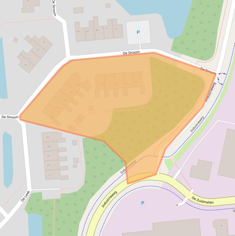 Kaart van postcodegebied 9411MC.