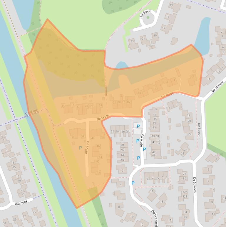 Kaart van postcodegebied 9411ME.