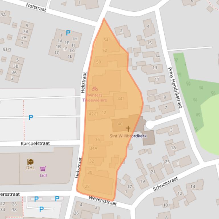Kaart van postcodegebied 9411NH.