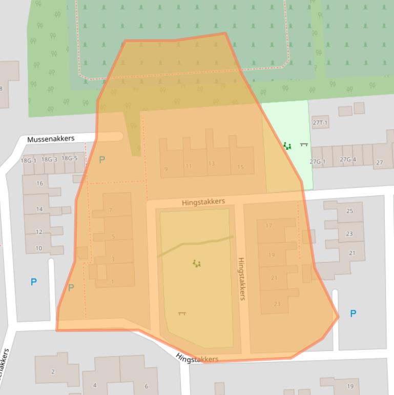Kaart van postcodegebied 9411NN.