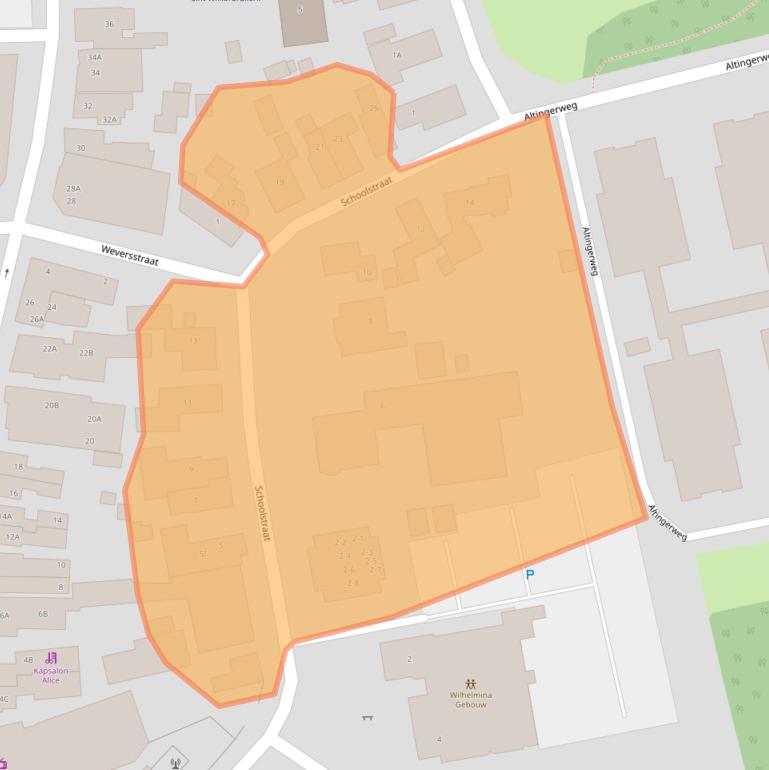 Kaart van postcodegebied 9411PB.