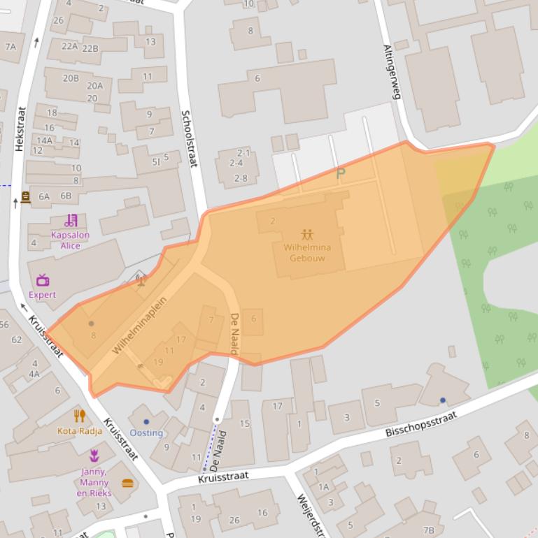 Kaart van postcodegebied 9411PC.