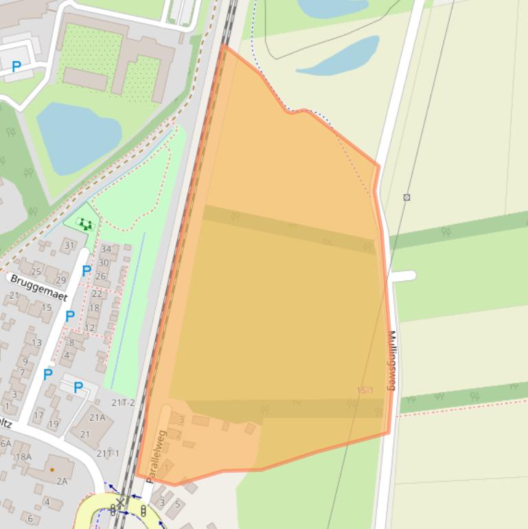 Kaart van postcodegebied 9411PP.