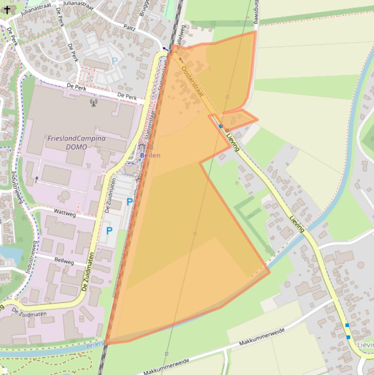 Kaart van postcodegebied 9411PR.