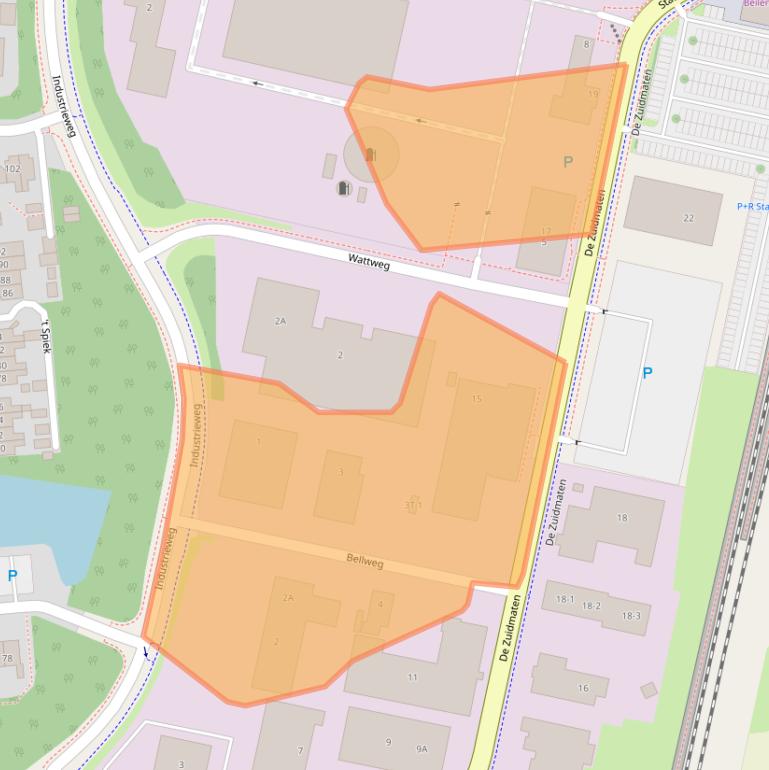 Kaart van postcodegebied 9411PV.