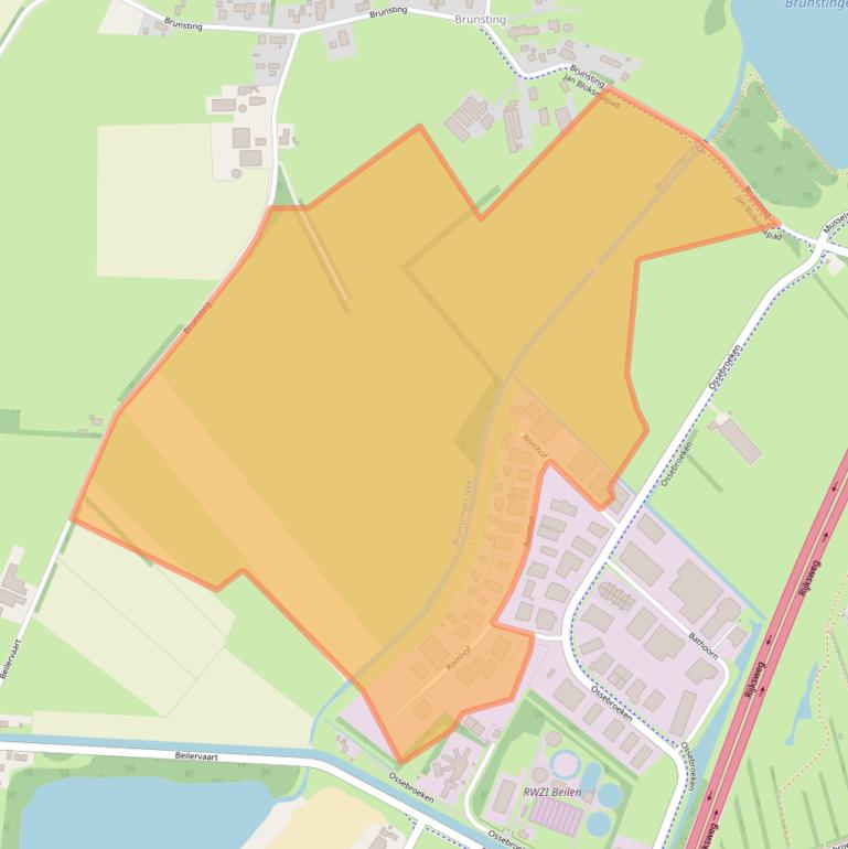 Kaart van postcodegebied 9411SB.