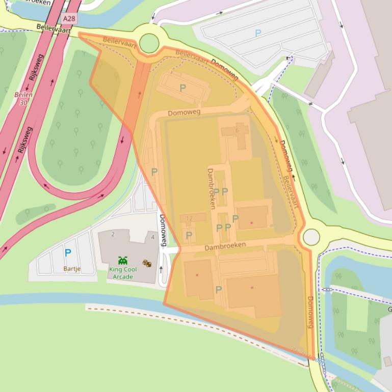 Kaart van postcodegebied 9411SG.