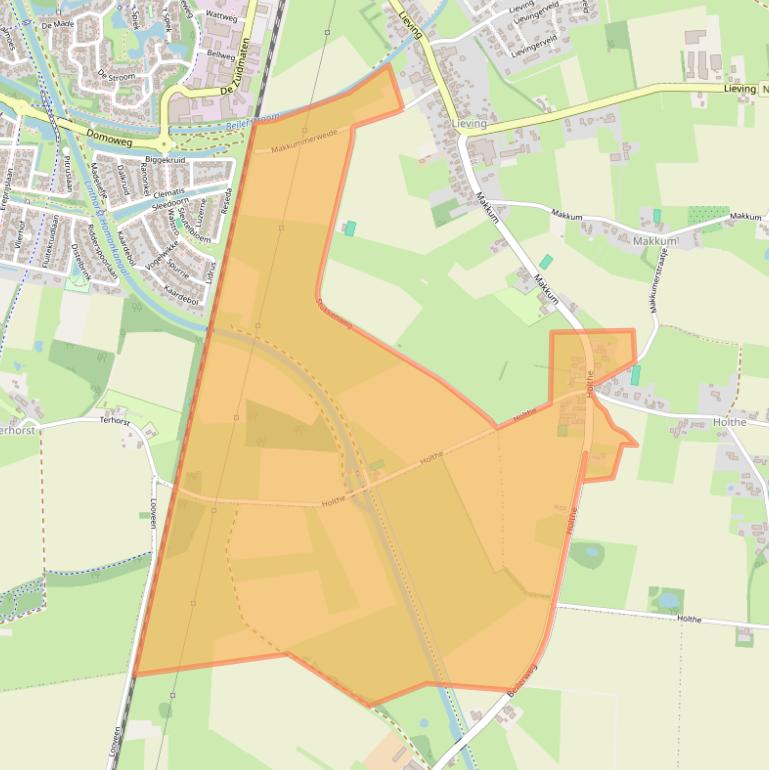 Kaart van postcodegebied 9411TL.