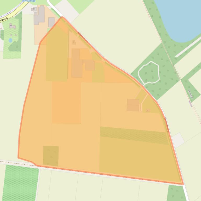 Kaart van postcodegebied 9411TZ.