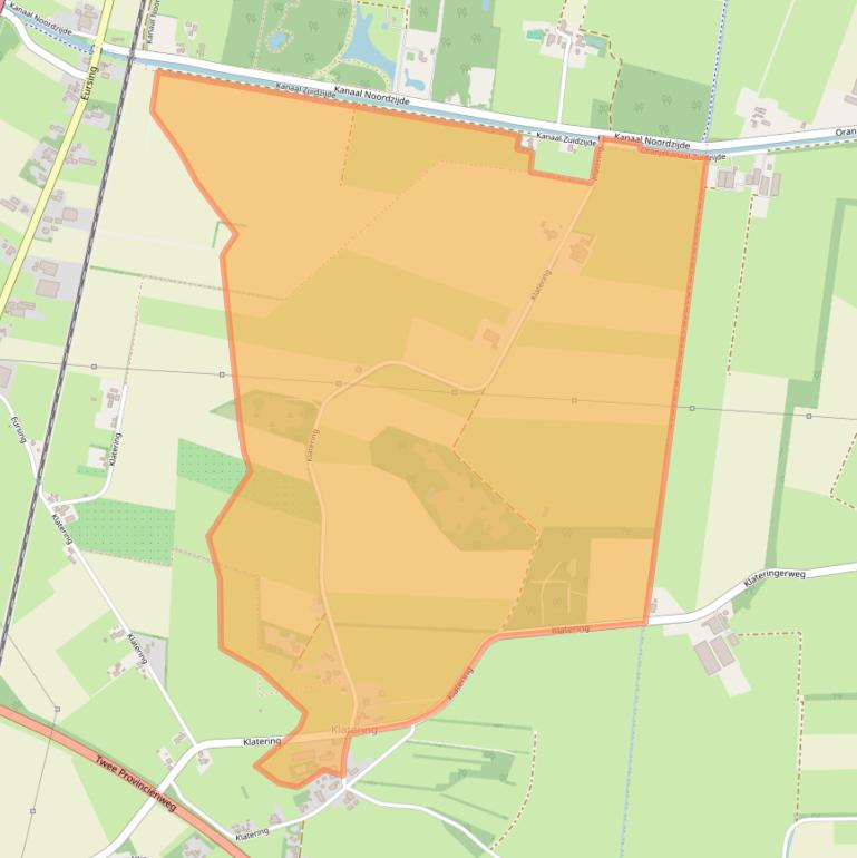 Kaart van postcodegebied 9411XG.