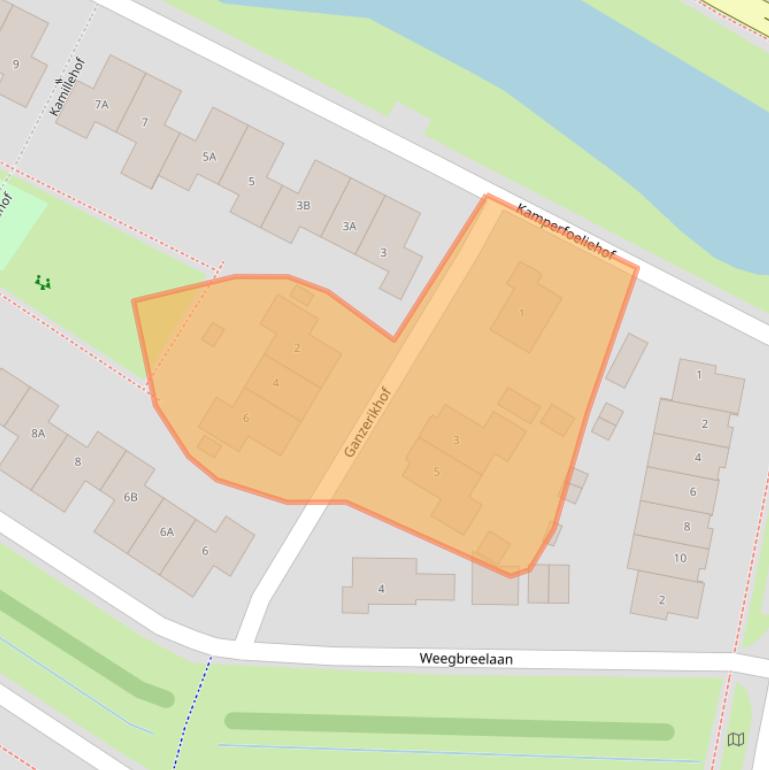 Kaart van postcodegebied 9413AC.