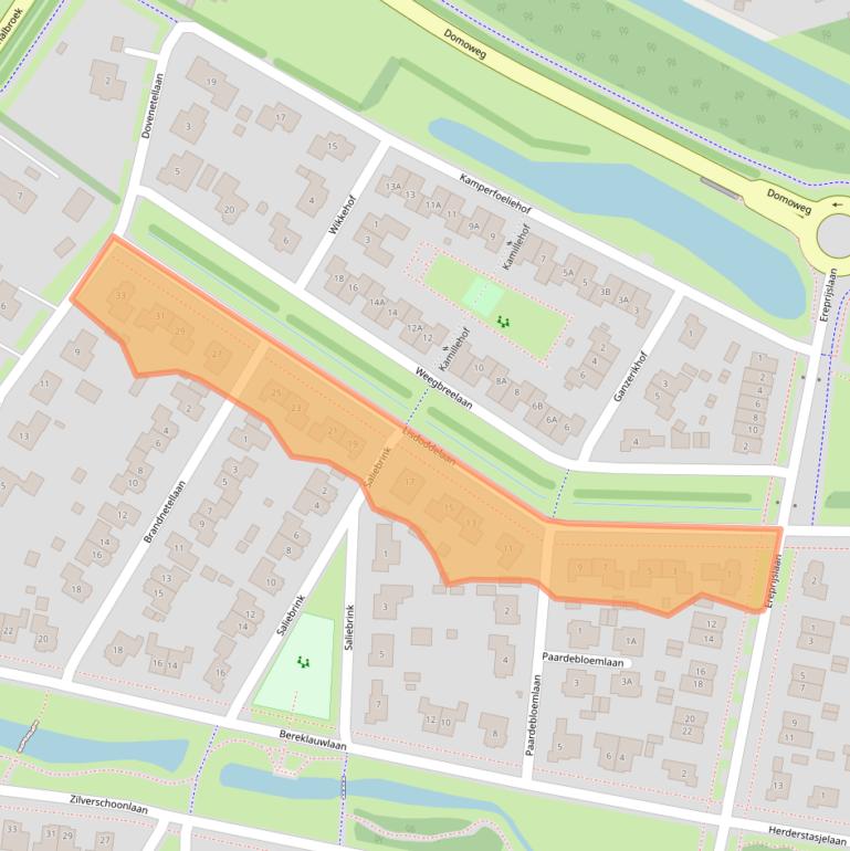 Kaart van postcodegebied 9413AH.