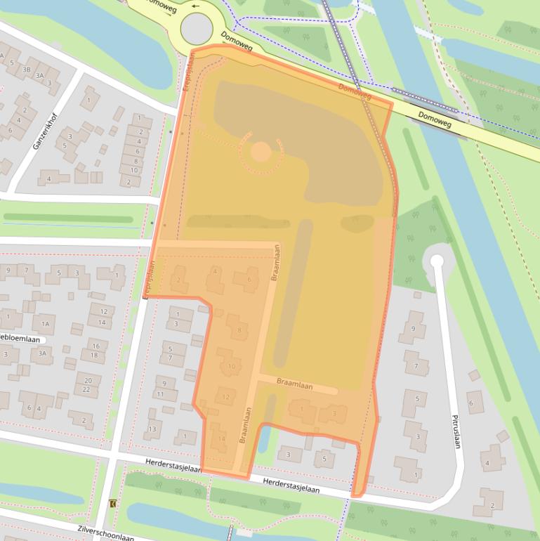 Kaart van postcodegebied 9413AK.