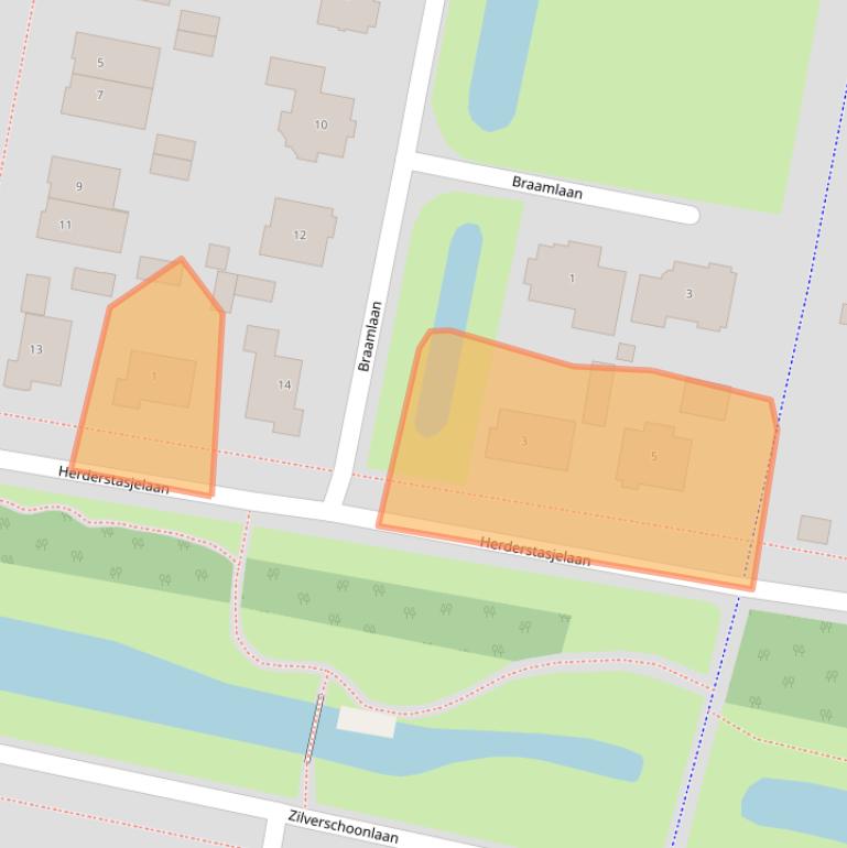 Kaart van postcodegebied 9413AL.