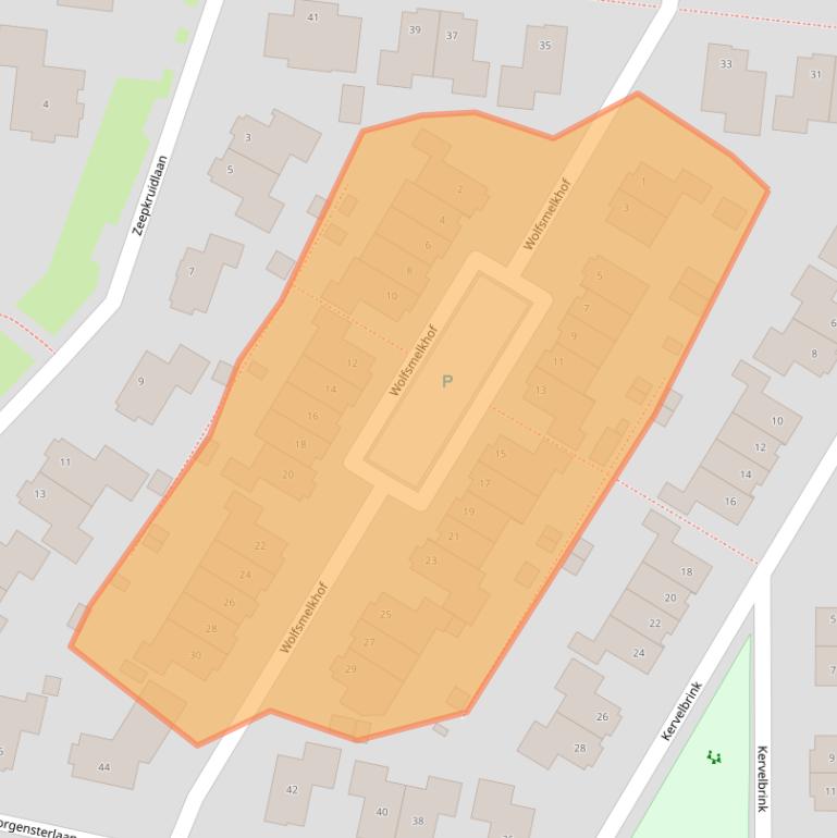 Kaart van postcodegebied 9413BD.