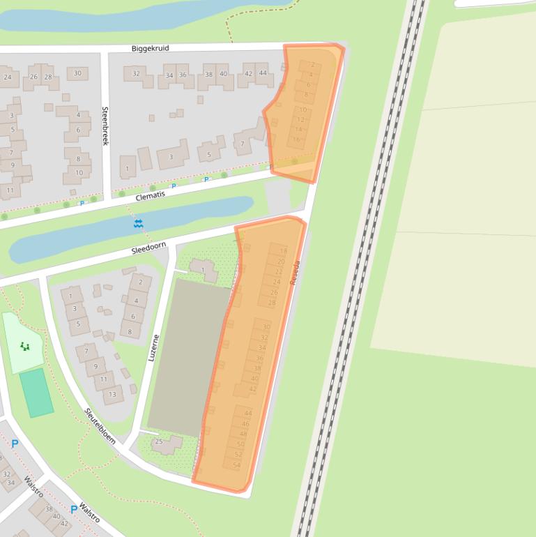 Kaart van postcodegebied 9413DK.