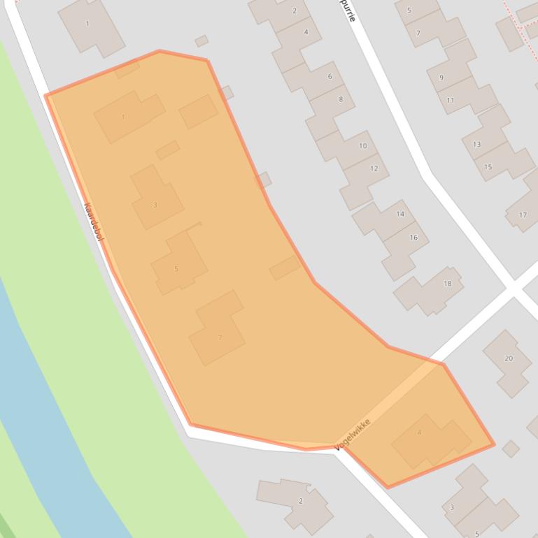 Kaart van postcodegebied 9413DL.