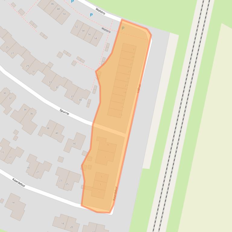 Kaart van postcodegebied 9413DP.