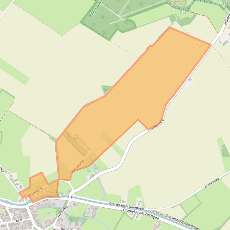 Kaart van postcodegebied 9415PV.