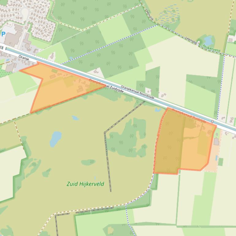 Kaart van postcodegebied 9415TK.