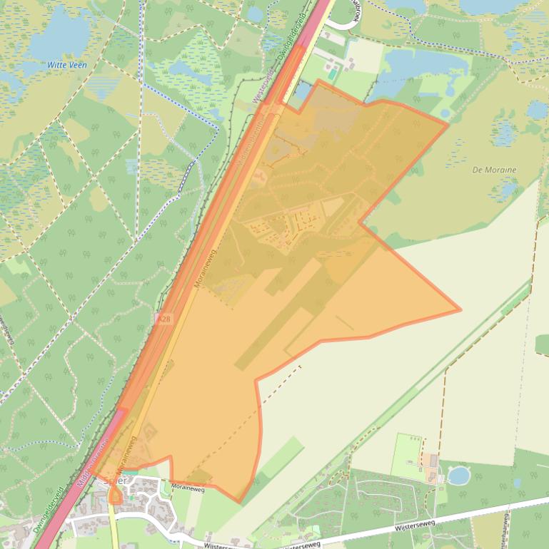 Kaart van postcodegebied 9417TB.