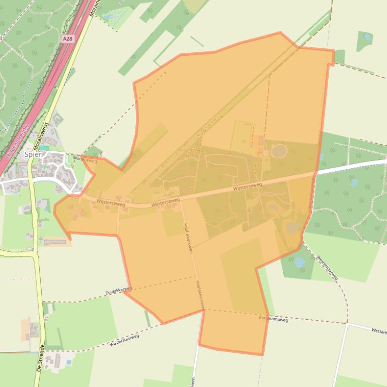 Kaart van postcodegebied 9417TD.