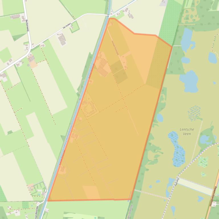 Kaart van postcodegebied 9419TK.