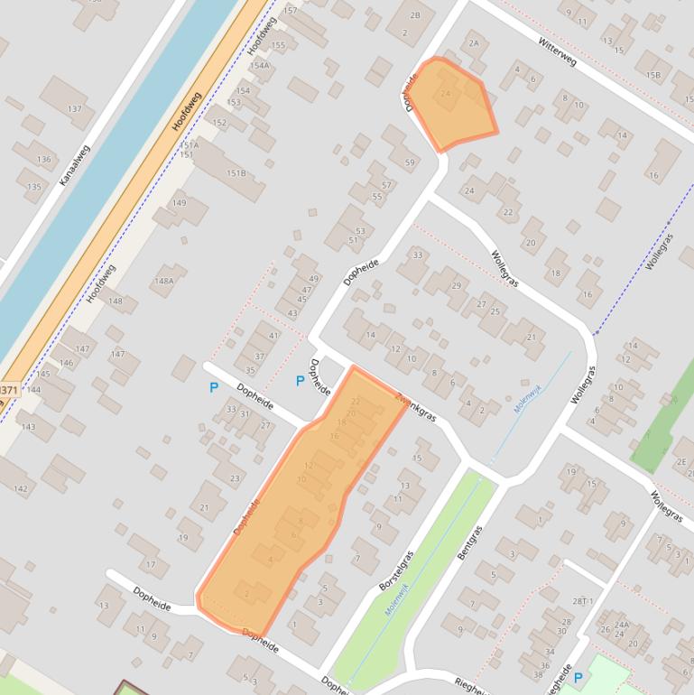 Kaart van postcodegebied 9421NK.